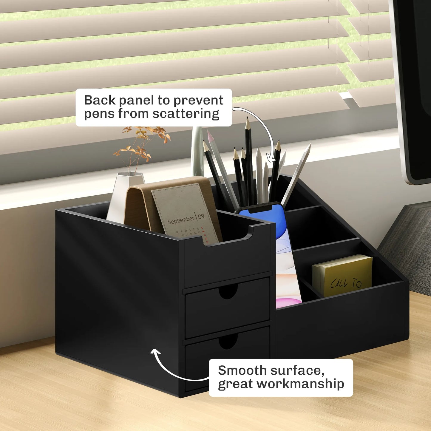 Multi-Function Desk Organizer